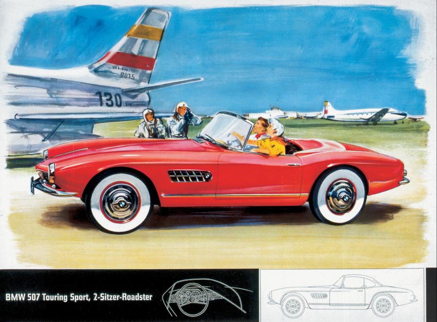  BMW 507 (Series I) 1956 года  (фото 3 из 52)